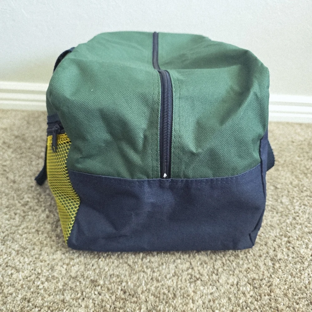 Utah Jazz Retro Promo Duffle Bag Basketball Gym Bag Navy Blue Green Yellow